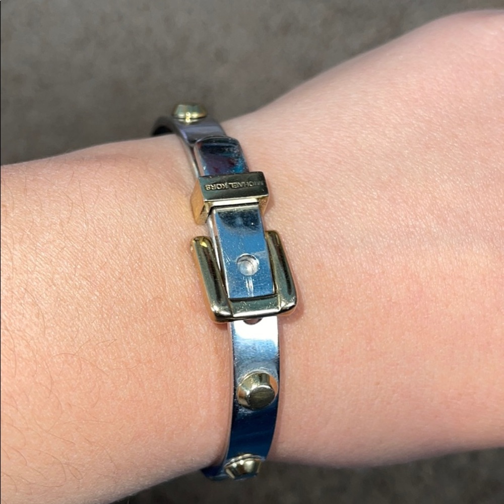 2 tone MK bracelet